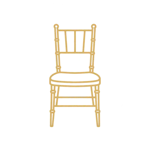 Antique gold Chiavari chair 2